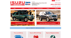 Desktop Screenshot of buyisuzuautoparts.com